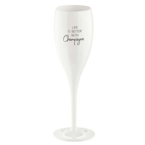 Superglas Cheers No. 1 Champagneglas Life is Better with Champagne