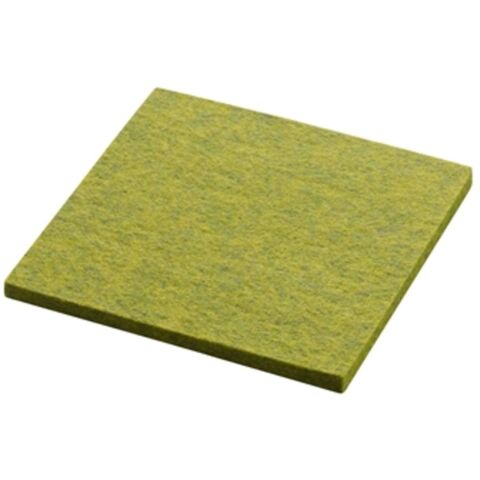 Onderzetter Vilt Vierkant 10x10 cm. Moss mel.