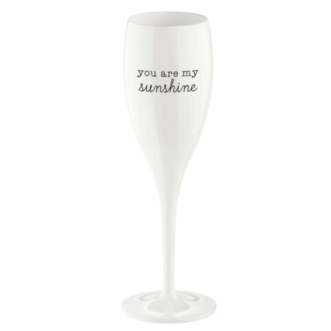 Superglas Cheers No. 1 Champagneglas Dreams Happen