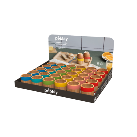 POS Toonbankdisplay Eierdop Set van 30 Stuks Assorti
