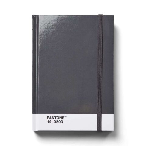 Notitieboek Klein Gestipt - Gray 19-0203