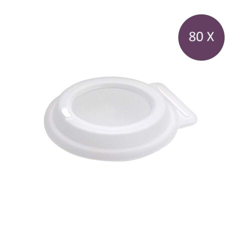 Move Deksel voor Beker met Gat voor Rietje Set van 80 Stuks