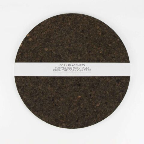 Smoked Cork Placemat Ø 32 cm Set van 2 Stuks