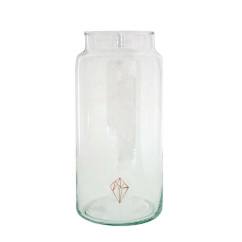 Drinken Waterglas L Handgemaakt 10/18 Copper Diamond