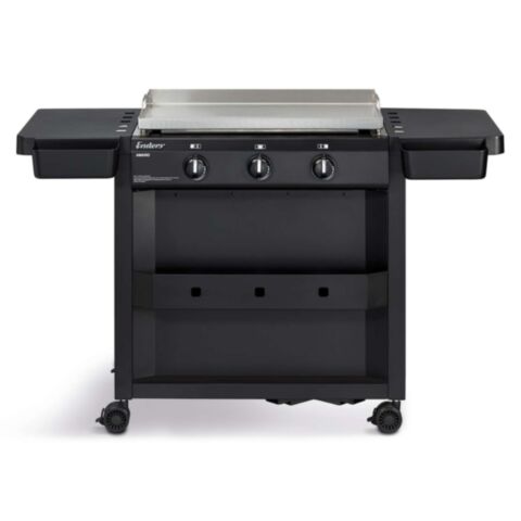 Amaro Barbecue Gas met 3 Pitten en Plancha Grillplaat