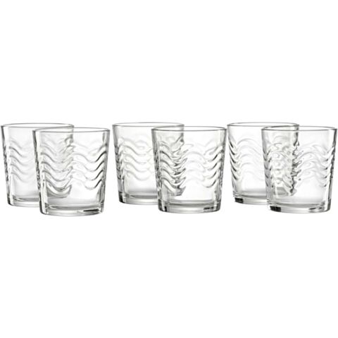 Wave Whiskeyglas 250 ml Set van 6 Stuks