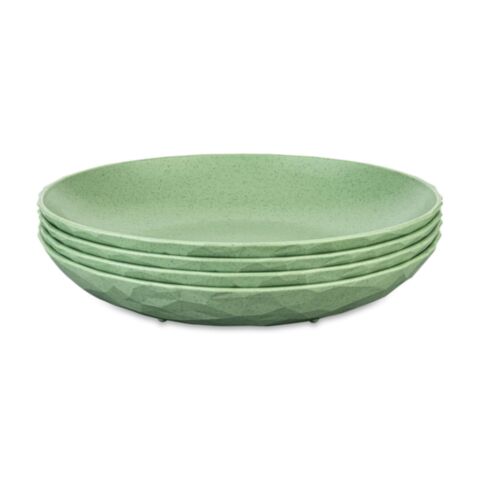 Club Plate Bord Diep &Oslash; 22 cm Set van 4 Stuks