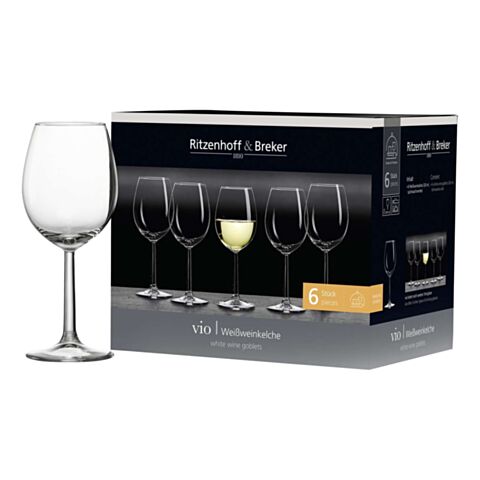 Vio Witte Wijnglas 320 ml Set van 6 Stuks
