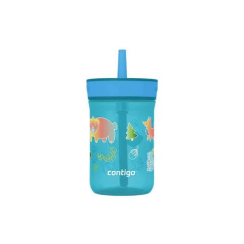 Leighton Kids Drinkbeker met Rietje 420 ml Forest