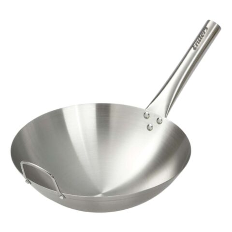 BBQ Accessoires Wokpan RVS ∅ 32 cm