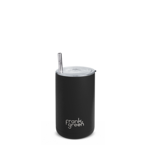 IJskoffie drinkbeker met Rietje Midnight