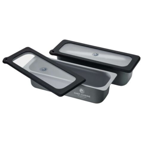 Voedselcontainer met Glazendeksel Set van 2 Stuks