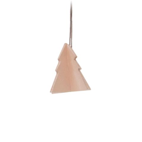 Kerstboom Hanger Leer S