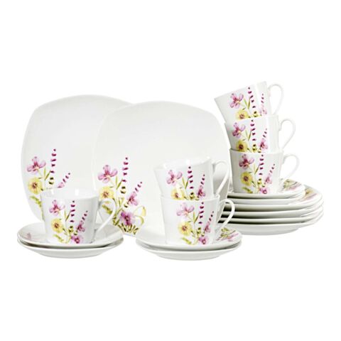Malve Koffieset van 18 Stuks