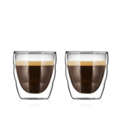 Pilatus Espressoglas Dubbelwandig 80 ml Set van 2 Stuks