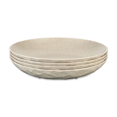 Club Plate Bord Diep &Oslash; 22 cm Set van 4 Stuks