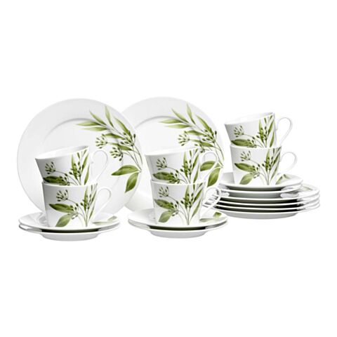 Evora Koffieset Set van 18 Stuks