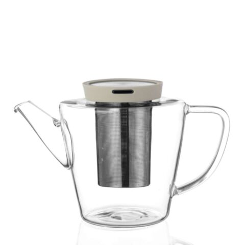 Infusion Glazen Theepot met Filter 1 liter