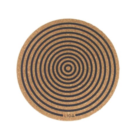 Placemat Orbit Ø 25 cm Set van 4 Stuks