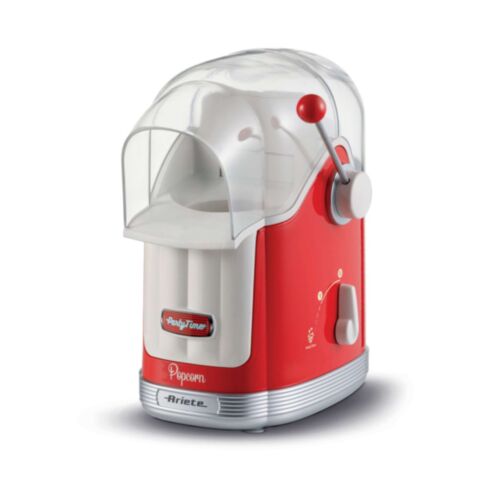 50's Style Party Time Retro Popcornmachine 1100 W voor 600 gr Popcorn met Hendel