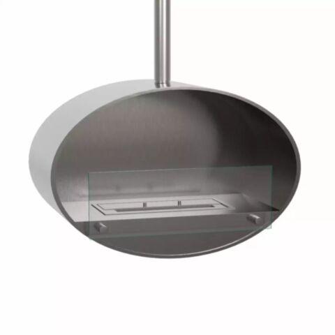 ScandiFlames Hangende Bio-Ethanol Haard Halifax 60 x 140 x 30 cm