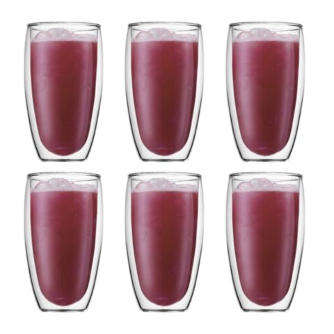 Pavina Latte Macchiatoglas Dubbelwandig 450 ml Set van 6 Stuks