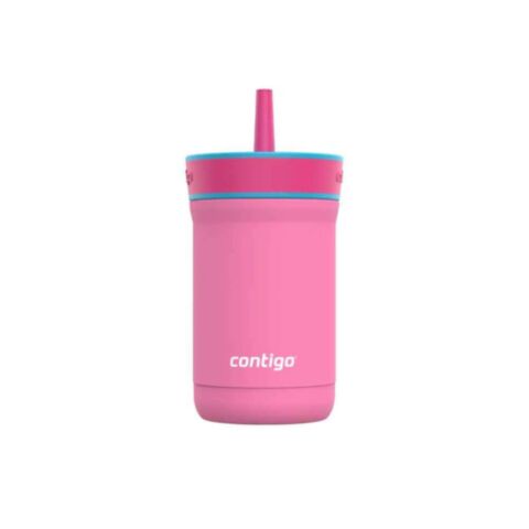 Leighton Kids Thermosbeker met Rietje 420 ml Bubblegum Pink
