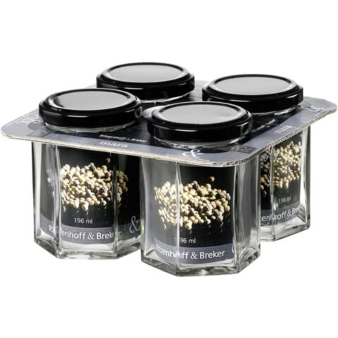 Mara Voorraadpot 196 ml Set van 4 Stuks