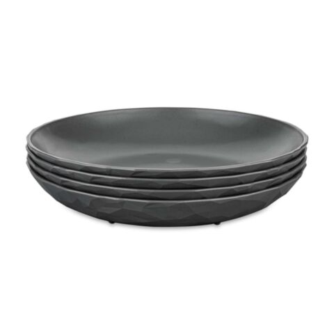 Club Plate Bord Diep &Oslash; 22 cm Set van 4 Stuks