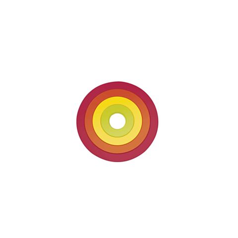 Onderzetter Circle Set van 4 Stuks