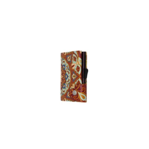 RFID Portemonnee met  Pasjeshouder Classic Leather Print Arabica