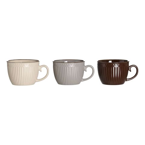 Senja Jumbo Mok 380 ml Set van 3 Stuks Assorti