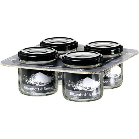 Mara Marmeladepot 100 ml Set van 4 Stuks