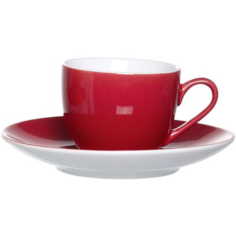 Doppio Espressokopje 80 ml Rood