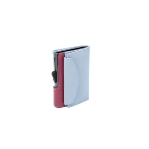RFID Portemonnee Bright Women met Pasjeshouder en Muntvak Classic Leather Ice/ Cherry