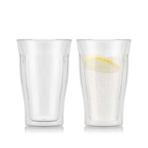 Bodum Copenhagen Bierglas Dubbelwandig 500 ml Set van 2 Stuks